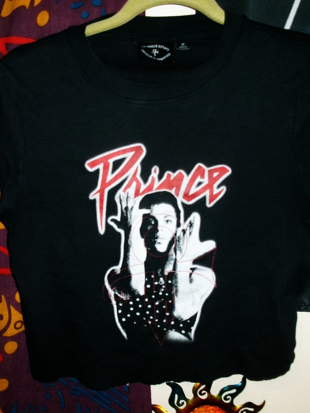 prince parade style art official mdse mediun youth tee - r&b rock purple rain